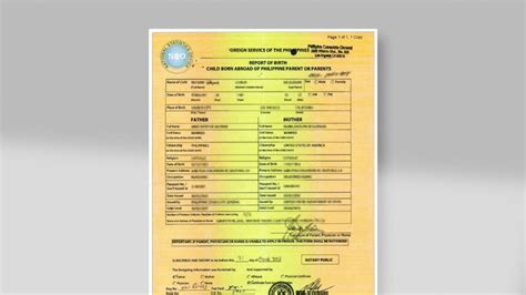 nso birth certificate requirements.
